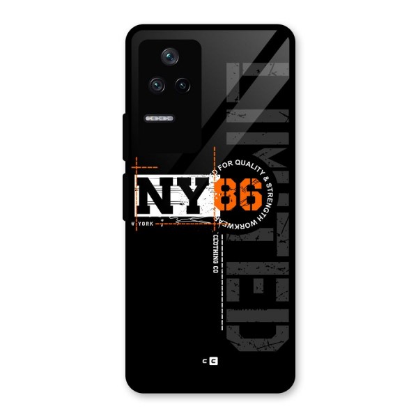 New York Limited Glass Back Case for Poco F4 5G