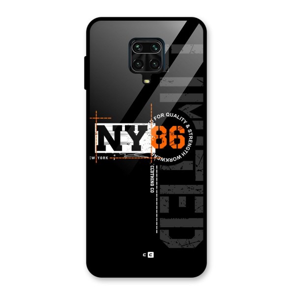 New York Limited Glass Back Case for Poco M2 Pro