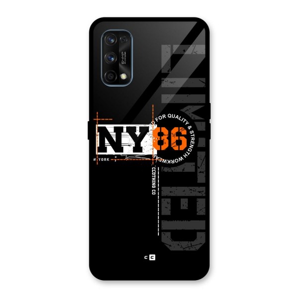 New York Limited Glass Back Case for Realme 7 Pro
