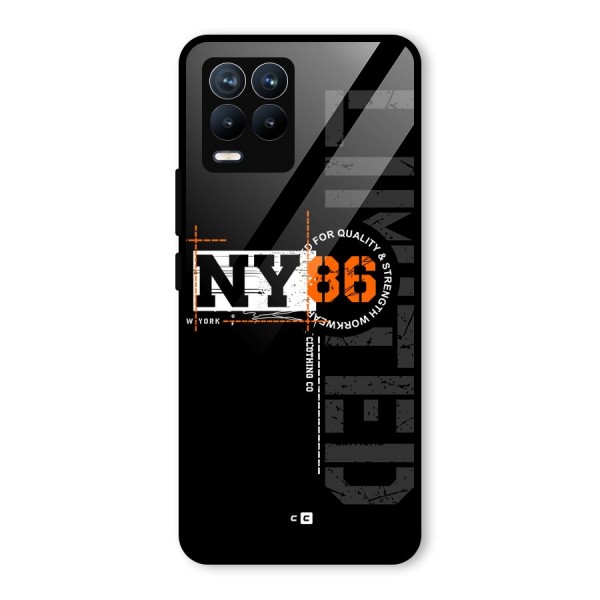 New York Limited Glass Back Case for Realme 8