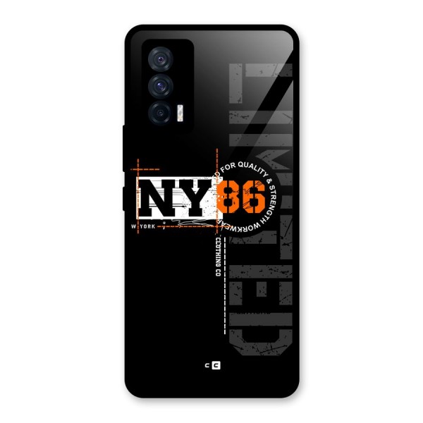 New York Limited Glass Back Case for Vivo iQOO 7 5G
