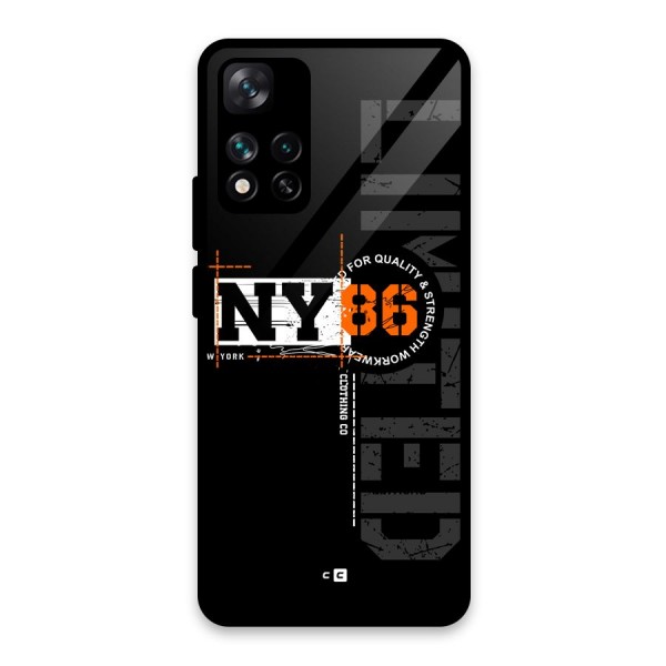 New York Limited Glass Back Case for Xiaomi 11i 5G