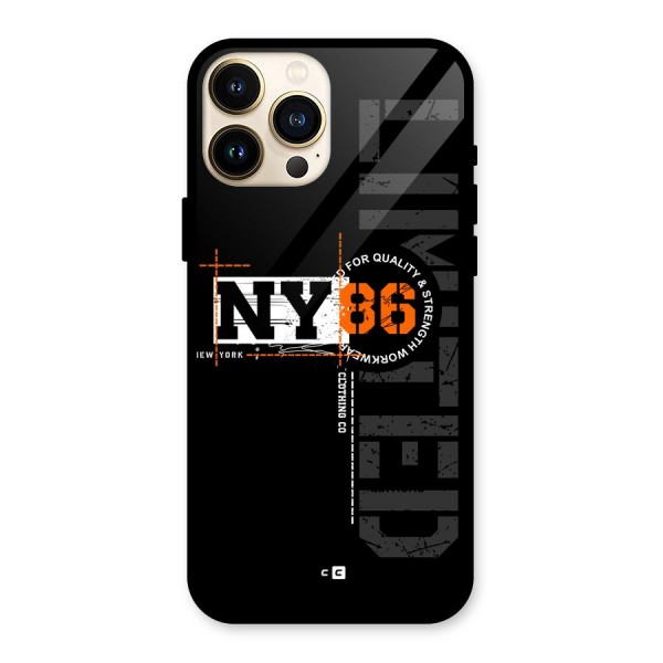 New York Limited Glass Back Case for iPhone 13 Pro Max