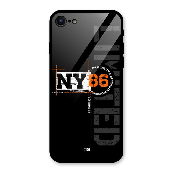 New York Limited Glass Back Case for iPhone 7