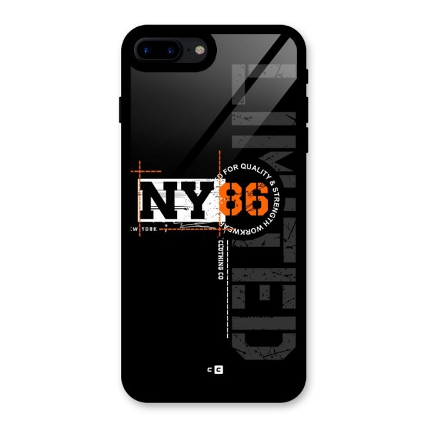 New York Limited Glass Back Case for iPhone 8 Plus