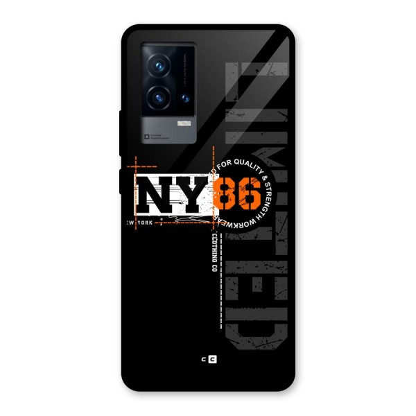New York Limited Glass Back Case for iQOO 9 5G