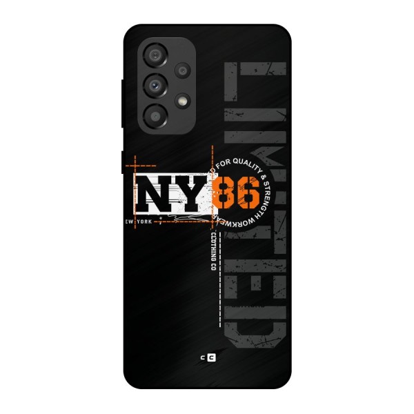 New York Limited Metal Back Case for Galaxy A33 5G