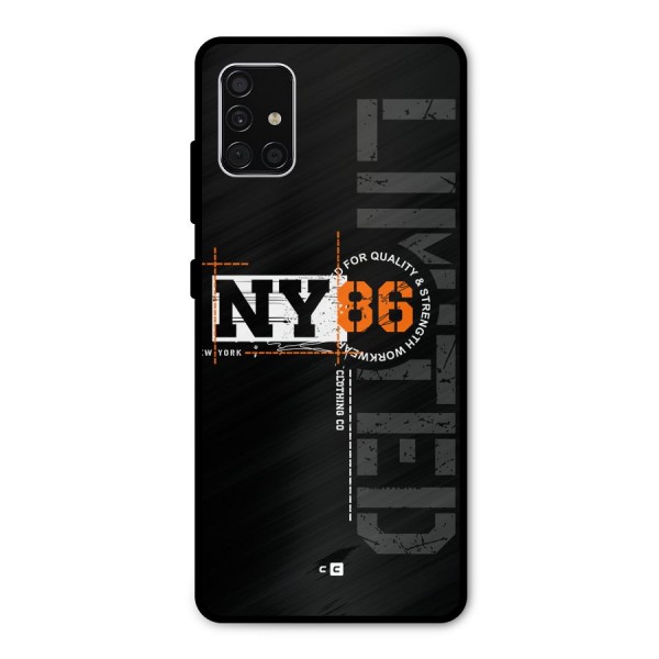 New York Limited Metal Back Case for Galaxy A51