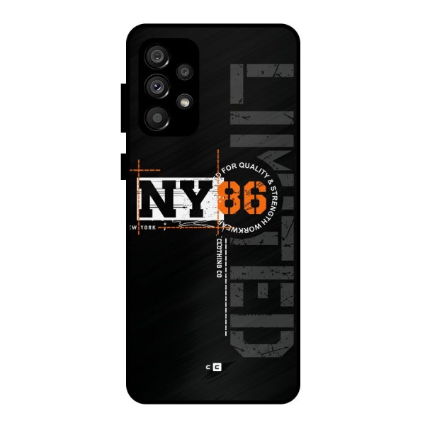 New York Limited Metal Back Case for Galaxy A73 5G