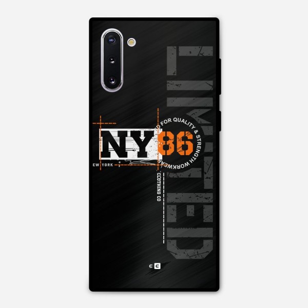 New York Limited Metal Back Case for Galaxy Note 10