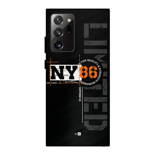 New York Limited Metal Back Case for Galaxy Note 20 Ultra