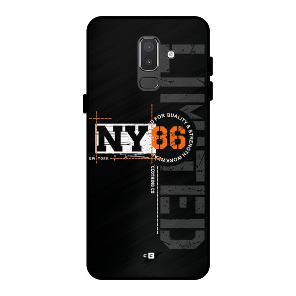 New York Limited Metal Back Case for Galaxy On8 (2018)