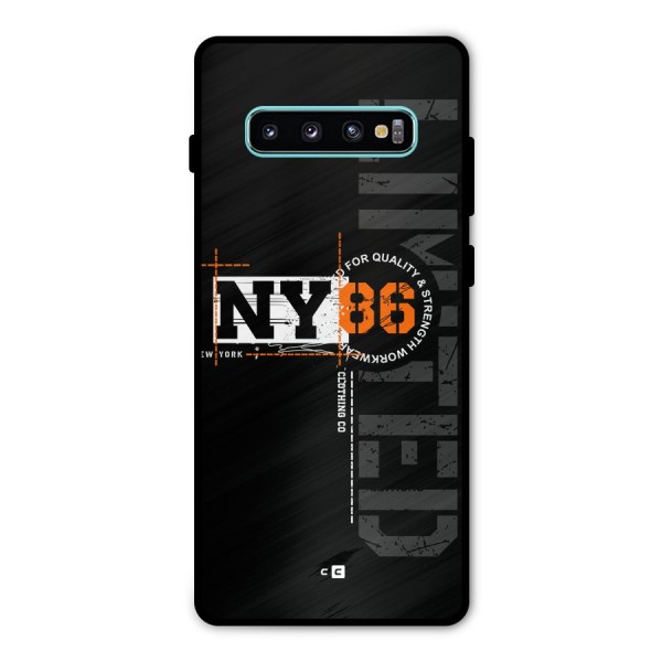 New York Limited Metal Back Case for Galaxy S10 Plus