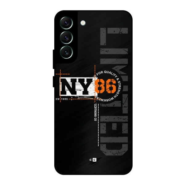 New York Limited Metal Back Case for Galaxy S22 Plus 5G