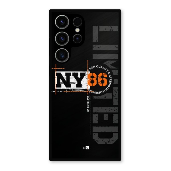 New York Limited Metal Back Case for Galaxy S23 Ultra