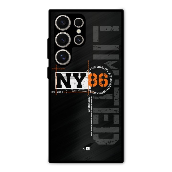 New York Limited Metal Back Case for Galaxy S24 Ultra