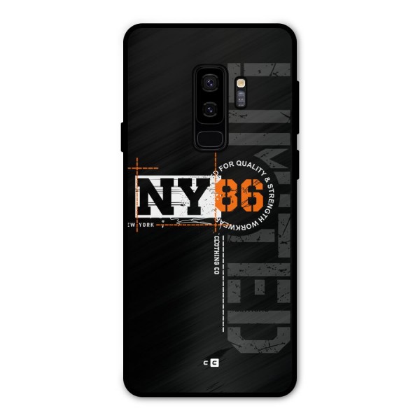 New York Limited Metal Back Case for Galaxy S9 Plus