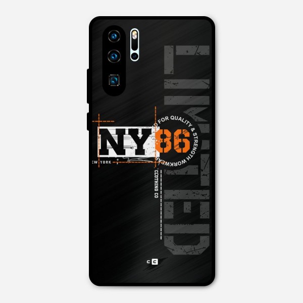 New York Limited Metal Back Case for Huawei P30 Pro