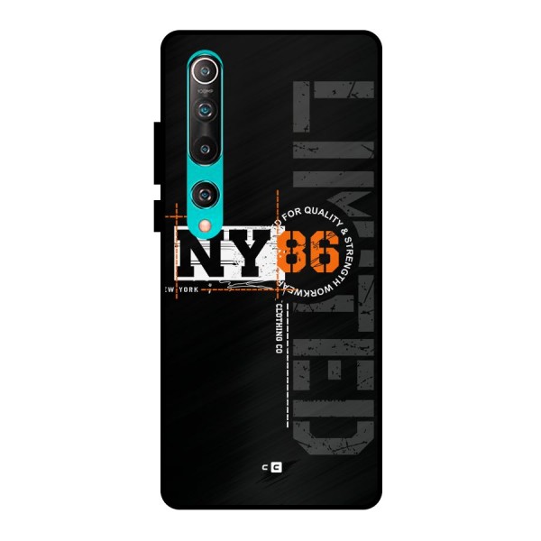 New York Limited Metal Back Case for Mi 10