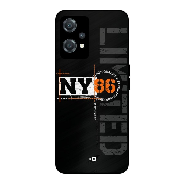 New York Limited Metal Back Case for OnePlus Nord CE 2 Lite 5G