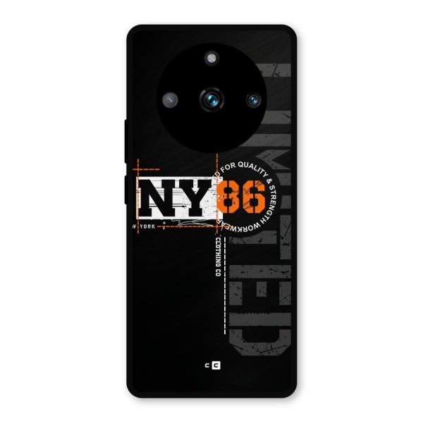 New York Limited Metal Back Case for Realme 11 Pro Plus