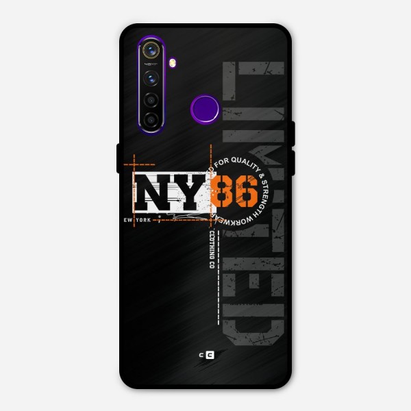 New York Limited Metal Back Case for Realme 5 Pro