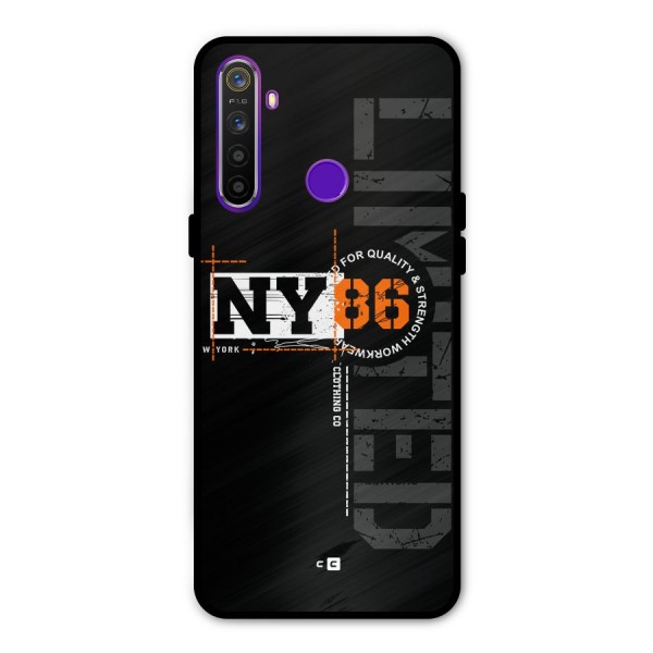 New York Limited Metal Back Case for Realme 5i