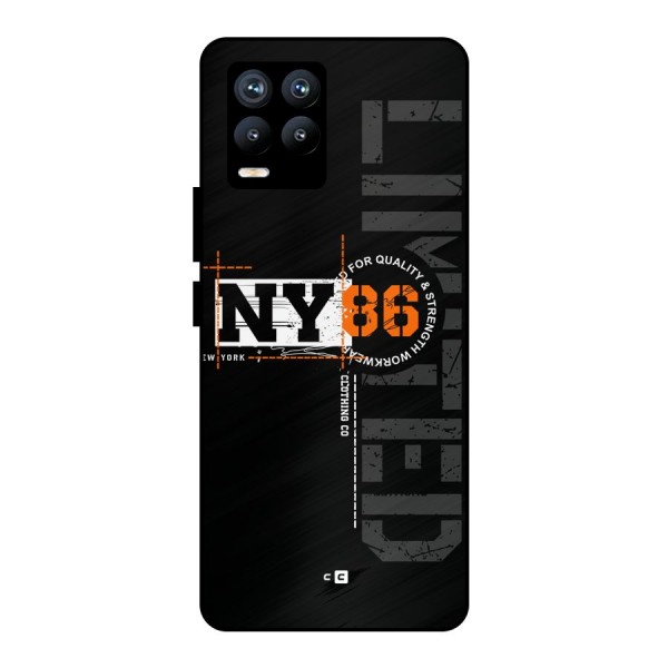New York Limited Metal Back Case for Realme 8 Pro