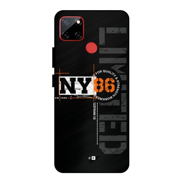 New York Limited Metal Back Case for Realme C12