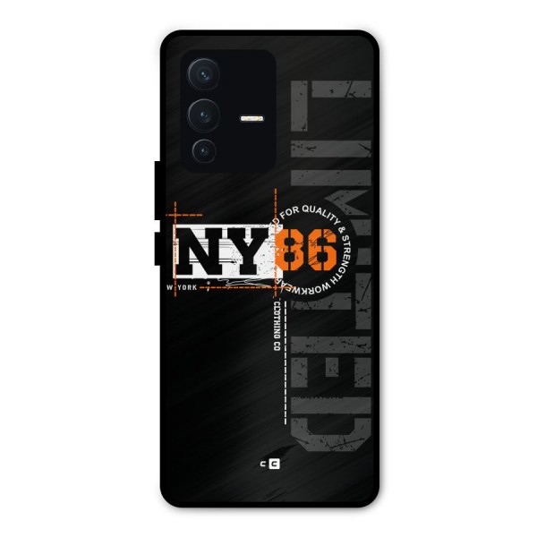 New York Limited Metal Back Case for Vivo V23 Pro