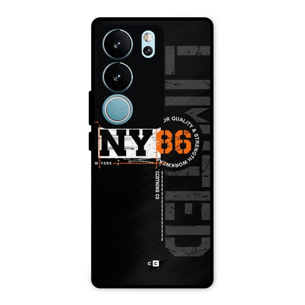New York Limited Metal Back Case for Vivo V29