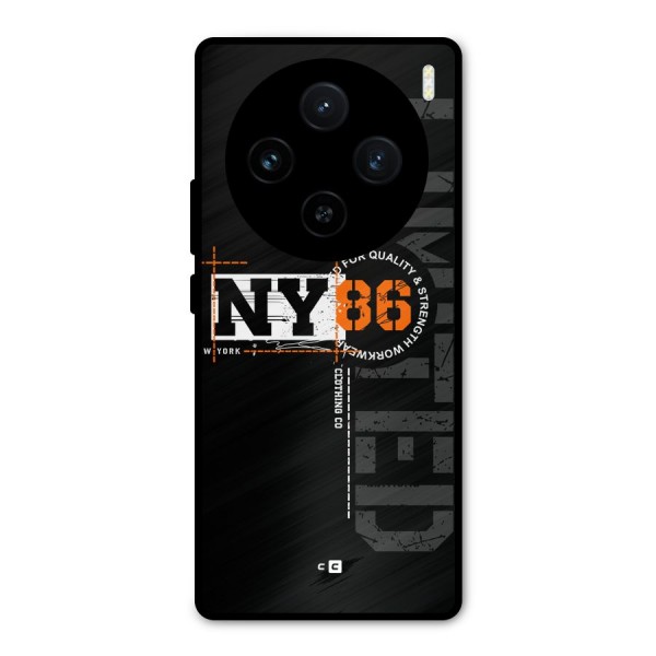New York Limited Metal Back Case for Vivo X100
