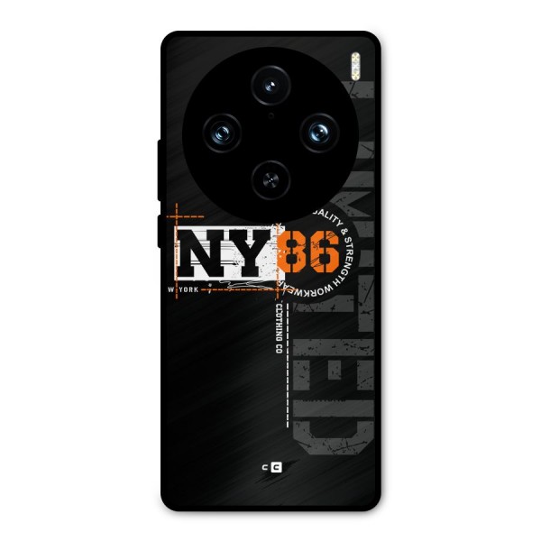 New York Limited Metal Back Case for Vivo X100 Pro