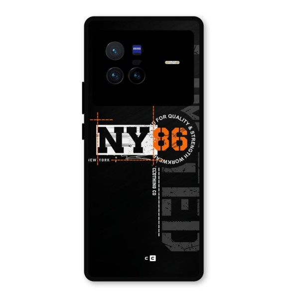 New York Limited Metal Back Case for Vivo X80