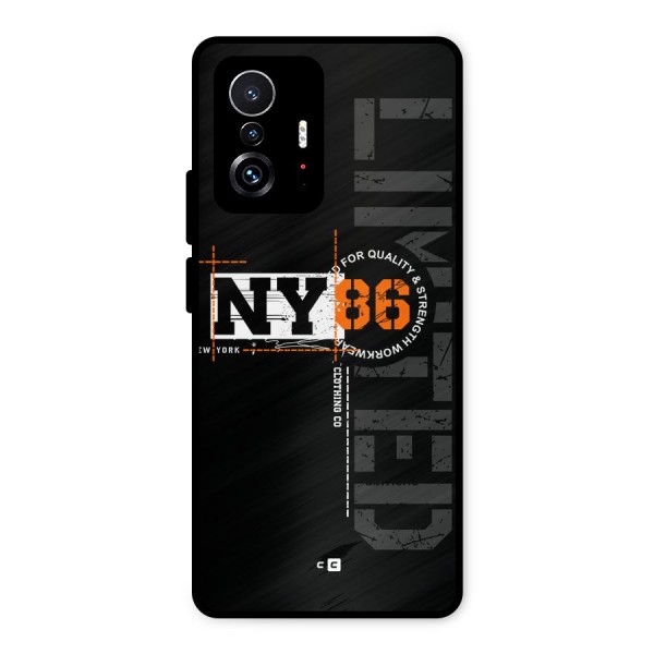 New York Limited Metal Back Case for Xiaomi 11T Pro