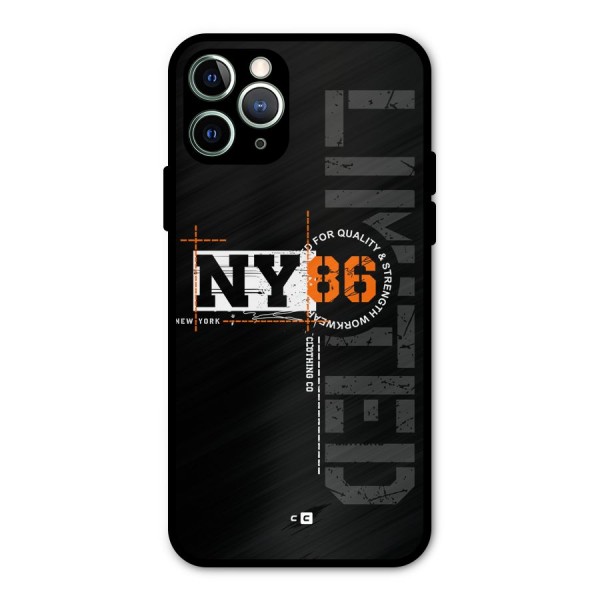 New York Limited Metal Back Case for iPhone 11 Pro Max