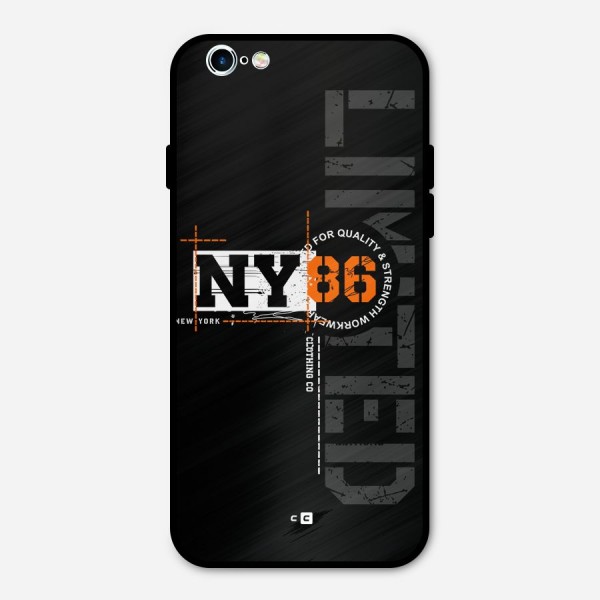 New York Limited Metal Back Case for iPhone 6 6s