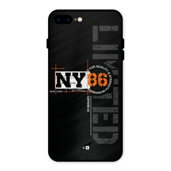 New York Limited Metal Back Case for iPhone 8 Plus
