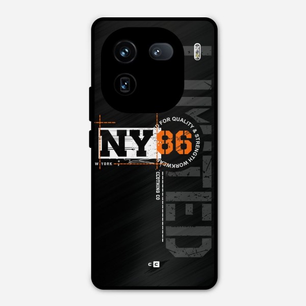 New York Limited Metal Back Case for iQOO 12