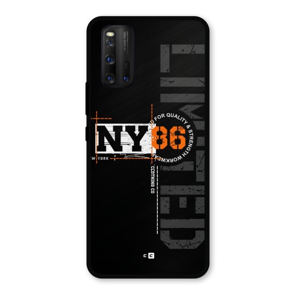 New York Limited Metal Back Case for iQOO 3