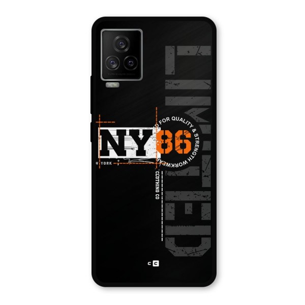 New York Limited Metal Back Case for iQOO 7 Legend 5G