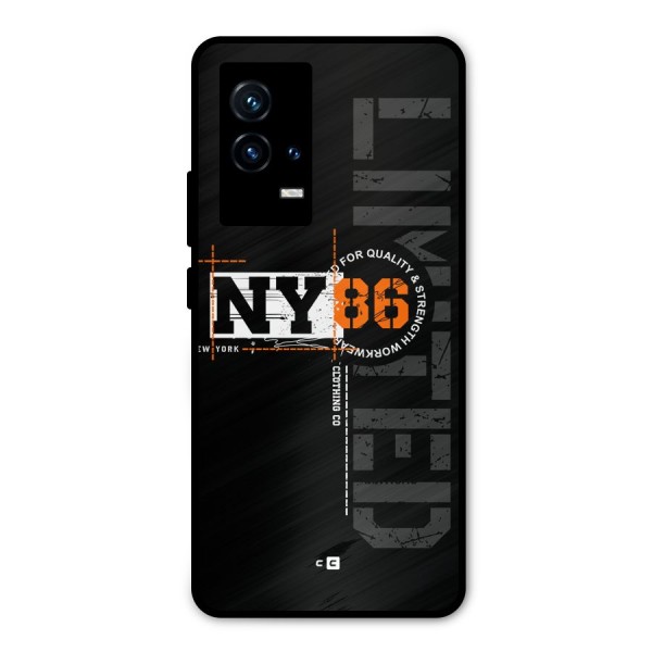 New York Limited Metal Back Case for iQOO 9 5G