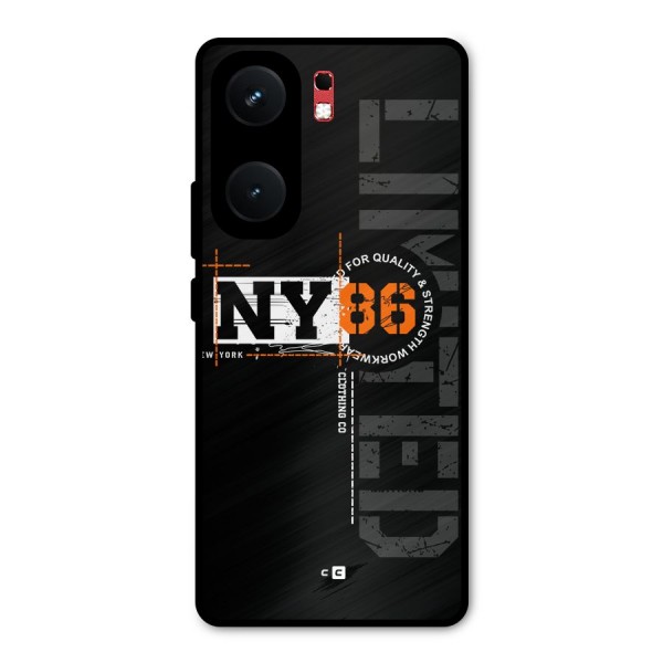 New York Limited Metal Back Case for iQOO Neo 9 Pro