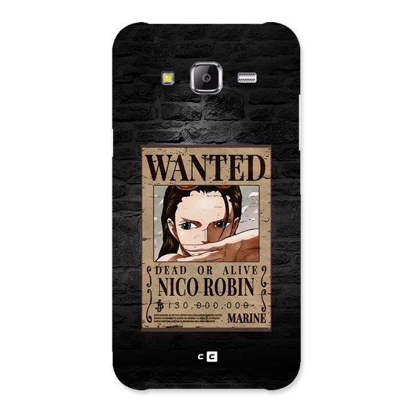 Nico Robin Wanted Back Case for Galaxy J2 Prime