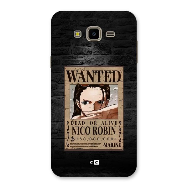 Nico Robin Wanted Back Case for Galaxy J7 Nxt