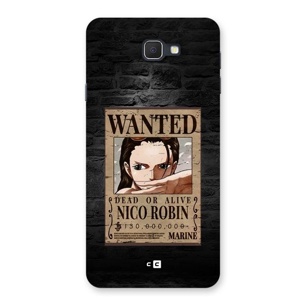 Nico Robin Wanted Back Case for Galaxy On7 2016