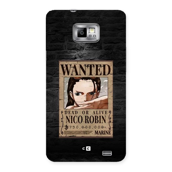 Nico Robin Wanted Back Case for Galaxy S2