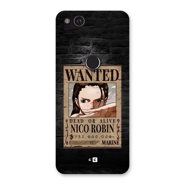 Nico Robin Wanted Back Case for Google Pixel 2