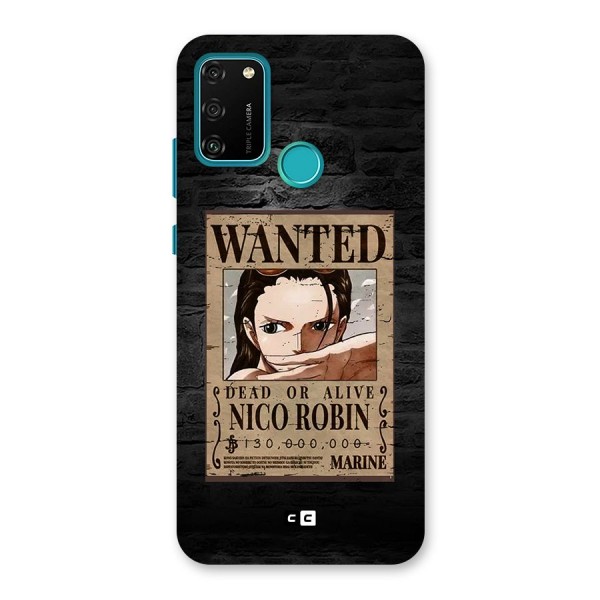 Nico Robin Wanted Back Case for Honor 9A