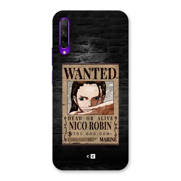 Nico Robin Wanted Back Case for Honor 9X Pro